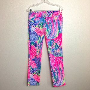 Lilly Pulitzer Vibrant Multicolor Cropped Pants